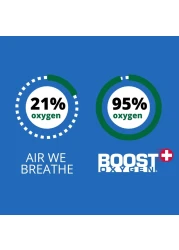 Boost OxygenCanned Oxygen for Breathing for Home Use Exercise or Altitude Sickness Includes Sealed Cap Mask 10Liter Canister Natural 4 Pack