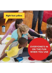 Twister Classic Board Game for 2 or More Players,Game Floor Mat with Spinner for Indoor Outdoor Game Party