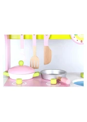 New Arrival Play Kitchen Wooden Toy Pots and Pans Set for Children &ndash; Realistic Cooking Playset for Kids, Includes Pots, Pans, Cooking Utensils,