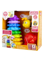 Winfun Stack 'N Learn Bee And Sunflowers Stacking Toy 000650 Multicolour