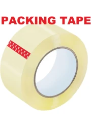 Multipurpose Carton Sealing &amp; Packing Tape 06 Pieces - AA Tape Clear Tape for Packing, 2 inch width x 100 Yards
