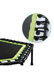 YALLA HomeGym Exercise Trampoline with Adjustable Handrail Bar, Indoor And Outdoor for Adults &amp; Kids