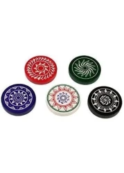 ULTIMAX Professional Carrom Wooden Game Coins And Striker Set,Standard Size Carrom Tournament Striker Wooden Checkers- 24 Pieces With Cover Case + 1 Striker