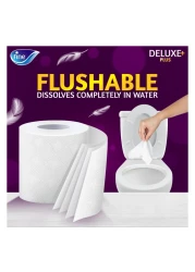 فاين ديلوكس بلس ورق تواليت بـ 4 طبقات 140 ورقة 9 لفات