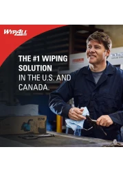 WypAll X80 Reusable Wipes 41055 Extended Use Cloths Jumbo Roll Red 475 SheetsRoll 1 RollCase