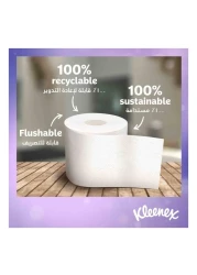 Kleenex Extra Dry Bathroom Tissue 3 Ply 140 Tissues Pack of 12