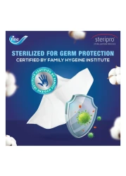 فاين كلاسيك مناديل وجه معقمة مكونة من طبقتين 100 منديل حزمة من 6