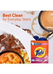 Tide Fast Action Laundry Detergent Powder with Floral Breeze 2.5kg Pack of 4