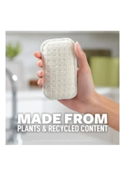 3M Scotch-Brite Greener Clean Dual Action Recycled Scrub And Wipe Pads 2 PCS