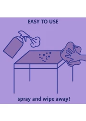 Originally Yellow All-Purpose Vinegar Cleaner Spray Organic Lavender 0.47L