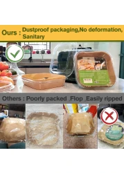 Large Air Fryer Disposable Paper Liners Square 9 Inch 125 Pcs Parchment paper liner for 58QT Air fryer Oilproof Waterproof Parchment Baking Paper for Baking Roasting Microwave