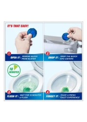 Harpic Flushmatic Toilet Cistern Block Jasmine 50g Pack of 3