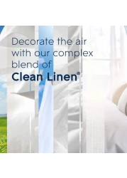 Glade PlugIns Refills Air Freshener Scented and Essential Oils for Home and Bathroom Clean Linen 134 Fl Oz 2 Count