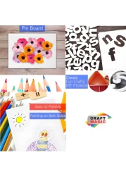 20 Pack A4 Foam Board (297x210mm), 5mm Thickness Polystyrene Sheet, White Foam Core Board, Foam Sheets for Crafts, Printing, Modelling, Display