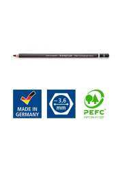 ستيدتلر مارس مجموعة أقلام رصاص لوموغراف 12 قطعة