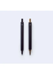 HMM Pencil 07mm Mechanical Lead Pencil for Office School Ideal for Drawing Writing Drafting Balanced Durable Aluminum Brass Design Black Gold