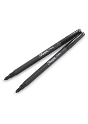 Sharpie Felt Tip Pens Fine Point 04Mm Felt Tip Markers Journaling Pens Art Markers Drawing Markers Black 4 Count