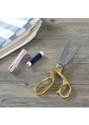 Wild Bold Scissors All Purpose 8Gold Fabric Scissors Professional Heavy Duty Sewing Scissors with Ultra Sharp Stainless Steel Blade Shears Left Handed Scissors For Office Fiskars Craft Scissors