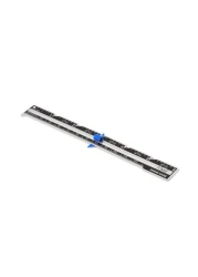 Dritz 6 Sliding Marker Sewing Gauge Nickel with Black Printing and Blue Slider