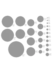 Aleks Melnyk No200 Metal Circle Template metric Circle Tracers for Drawing Circle Ruler Circle Templates for Drafting Round Stencil Architect Tool Metal Design Template Circle Stencil Painting