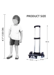 Eazy Kids - School Bag wt Trolley, Red Blue