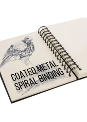 US Art Supply 55 x 85 Premium Hardbound Sketch Book Pack of 2 80 Sheets Each 70 lb 110gsm Hardcover Spiral Bound Artist Field Sketch Pad AcidFree Drawing Paper Kids Adults Students