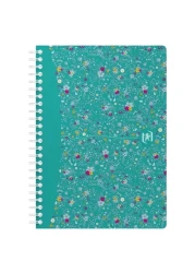 Oxford Spiral Wired Notebook Floral Assorted 148x210mm 120 Pages