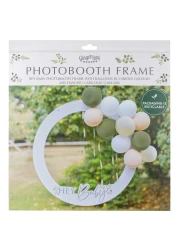 Botanical Baby Hey Baby Botanical Baby Shower Photo Booth Frame