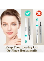 Microblading Eyebrow Pen Eyebrow Pencil with 4Prong MicroForkTip Applicator Liquid Waterproof Eyebrow Pencil for Women Creates Natural Looking Brows Effortlessly Dark Brown