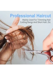 Eyebrow Scissors Small Scissors for Hair Eyebrows Nose Hair Beard Eyelashes Cuticle Stainless Steel Fine Straight Tip Nose Hair Scissors ASONTAO 1Pcs Eyebrow Scissors