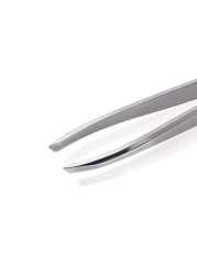 GERMANIKURE Slanted Tweezers in Leather Case Made in Solingen Germany