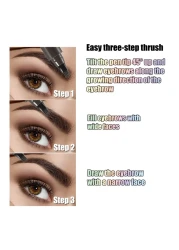 Liquid Eyebrow Pen Waterproof Microblading Eyebrow Pencil with a MicroFork Tip Applicator Creates Natural Looking Brows Effortlessly