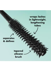 elf Lash XTNDR Mascara Made With Tubing Technology For The Look Of Lash Extensions Clump Flake Free Vegan CrueltyFree Pitch Black