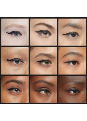 elfExpert Liquid Liner HighPigmented ExtraFine Liquid Eyeliner For Precise Definition LongLasting Vegan CrueltyFree Jet Black 014 oz 2 countPack of 1