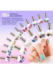 Blossom Hydrating Moisturizing Strengthening Scented Cuticle Oil Infused with Real Flowers Made in USA 05 fl oz Grape