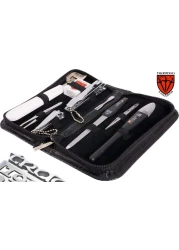 3 Swords Germany brand quality 9piece pedicure kit set callus remover and nail care tools with case Made in SolingenGermany