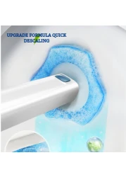 Disposable Toilet Bowl Brush Refills 30 pcs, Bathroom Scrubber Wand Replacement Cleaner Pads for Sink Bathtub Wash Basin &amp; Toilet Bowl.