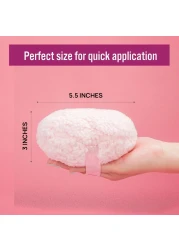 Comfort Powder Puff Large Powder Puff for Body Powder Applicator with Storage Container Compatible with Womens TalcFreePowder Sold Separately
