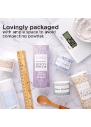 Body Powder Talc Free Body Powder for Women Cornstarch Free Talcum Powder Blissful Earth Scent Essential Oils Lavender Vetiver and Clary Sage Bath Powder Ora Amazing Herbal