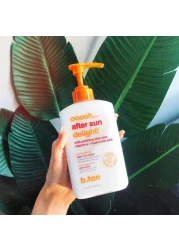 BTAN After Sun Lotion Ooooh Aftersun Delight Aloe Vera Hyaluronic Acid Sun Burn Skin Relief Moisturizing Body Cream 16 Fl oz
