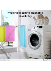 CASAVIDAExfoliating Washcloth Back Scrubber for Shower Exfoliating Body Scrubber Japanese Beauty Washcloth African Net Sponge Bath Korean Loofah Towel Wash Cloth Body Shower Scrub Towel 3 Pack