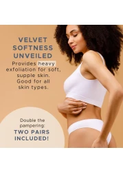 Exfoliating Glove 4 Pcs 2 Pairs Heavy Exfoliate Glove for Dead Skin Bath Exfoliating Gloves for Shower Spa Massage Body Scrub Shower Gloves Exfoliating for Women Men