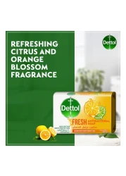 ديتول فريش قالب صابون مضاد للبكتيريا أبيض 120 غرام حزمة من 4