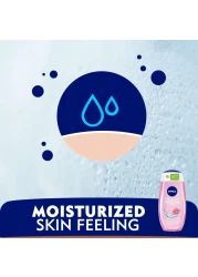 نيڤيا جل الاستحمام واترليلي آند أويل، بزيوت العناية، 250 مل عبوة تحتوي على ٣