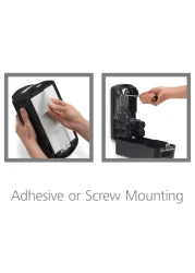 PurellLTX12 TouchFree Hand Sanitizer Dispenser ChromeBlack for 1200 mL PURELL LTX12 Hand Sanitizer Refills Pack of 1 192804