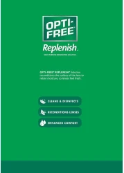 OptiFree Replenish MultiPurpose Disinfecting Solution with Lens Case Twin Pack 10Fluid Ounces Each 2 CountPack of 1