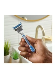 Gillette Skinguard Sensitive Blade Refills Blue 4 PCS