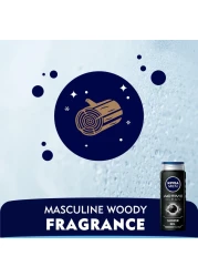 نيفيا للرجال جل الإستحمام 3 في 1 غسول الجسم أكتيف كلين برائحة الفحم الخشبي 500 ملل