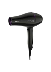 Philips Drycare Pro Hair Dryer With Concentrator And Diffuser Nozzle 2200W BHD274 Black