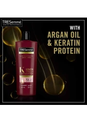 تريسمي شامبو نعومة وإنسيابية الكيراتين بزيت الأرغان إستمتعي بالتحكم بالتطاير حتى 72 ساعة 400 ملل